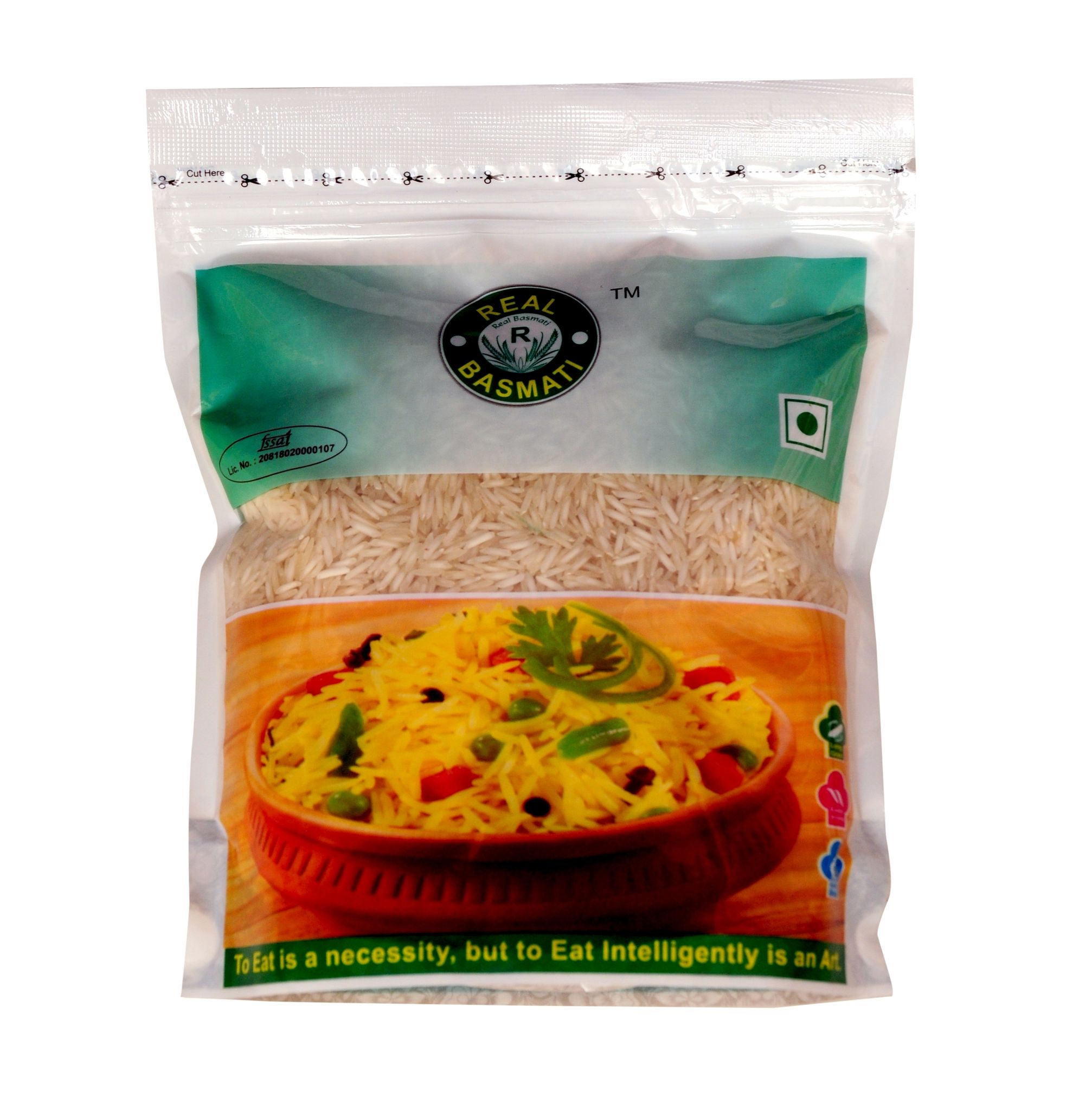 Real Basmati Steamed Basmati Rice - 1kg