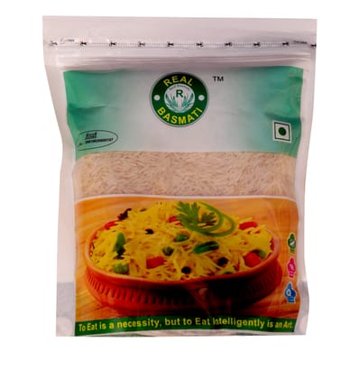 Real Basmati 1121 White Sella Basmati Rice - 1 kg