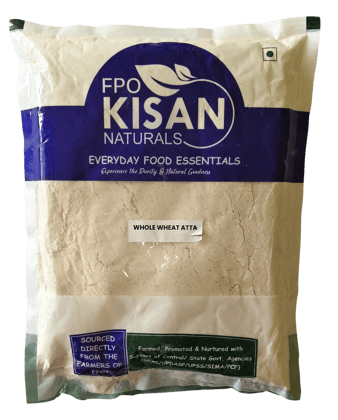 FPO Kisan Naturals Whole Wheat Atta - 1kg