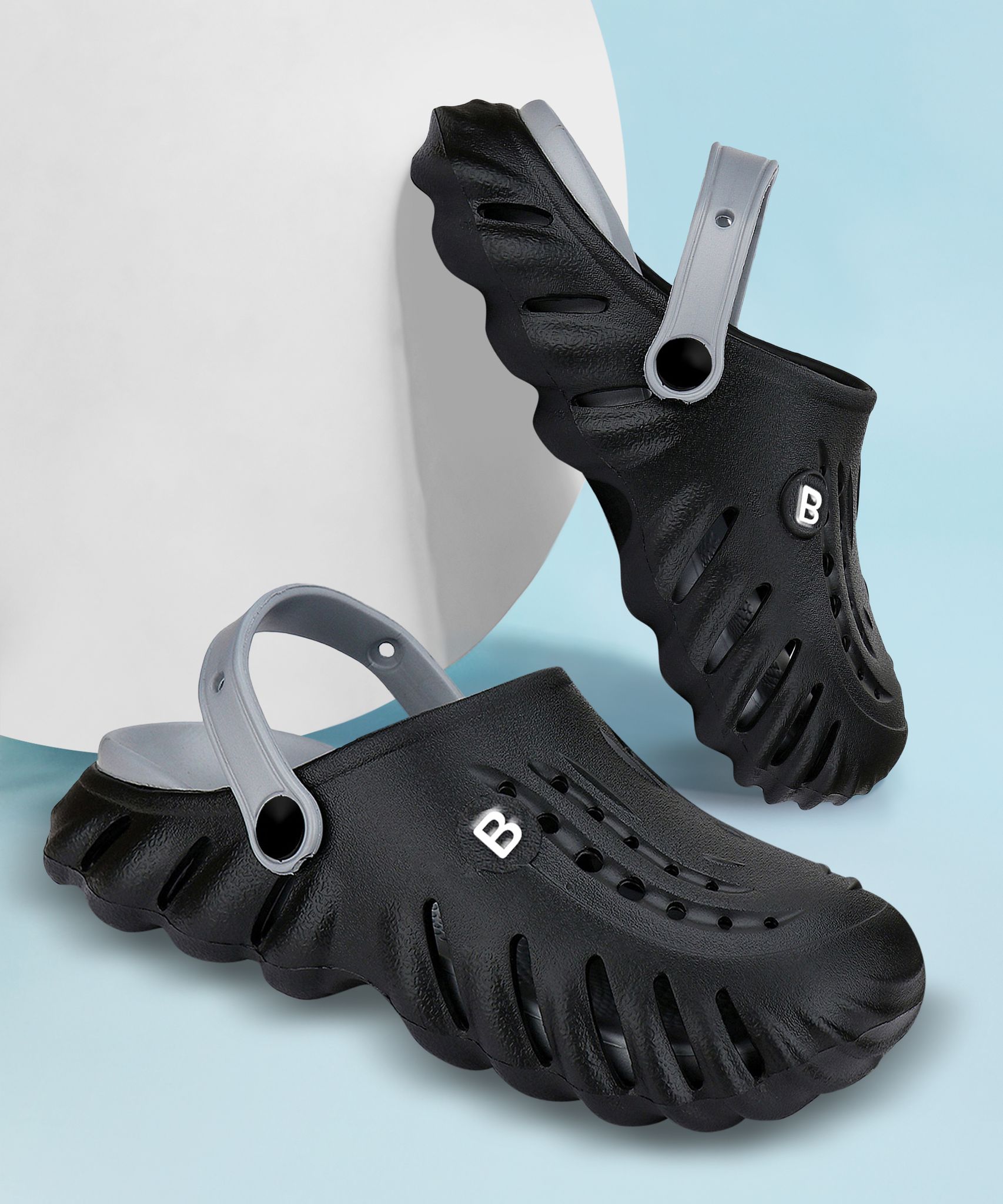 Bersache Extra Soft Classic Casual with Back Strap Regular wear with Ultra Soft & Flexibility Technology Clog for Kid's