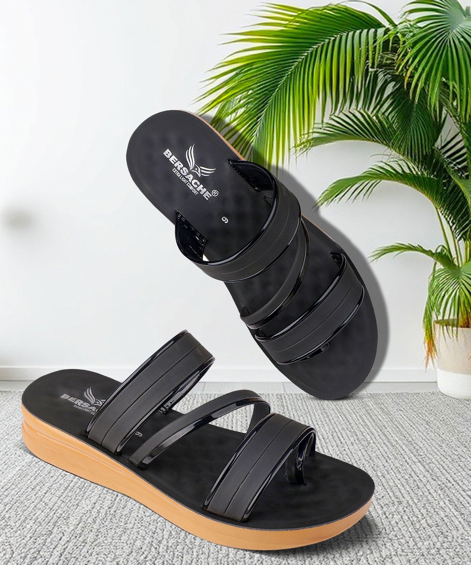 Bersache Extra Soft Classic Casual with Back Strap Regular wear with Ultra Soft & Flexibility Technology Sandal for Women's