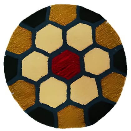 Soccer Ball Rug door mat