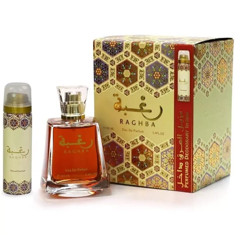 Lattafa Raghba Eau De Parfum, 100ml Women Men Perfume Branded Perfume Scent Origin UAE