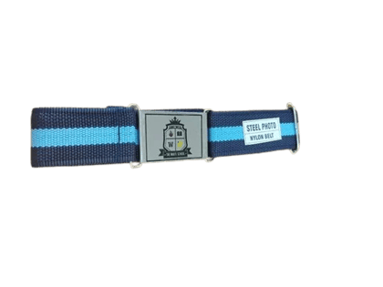 Steel Photo Nylon Belt with Custom Logo Buckle Steel Photo Nylon Belt with Custom Logo Buckle