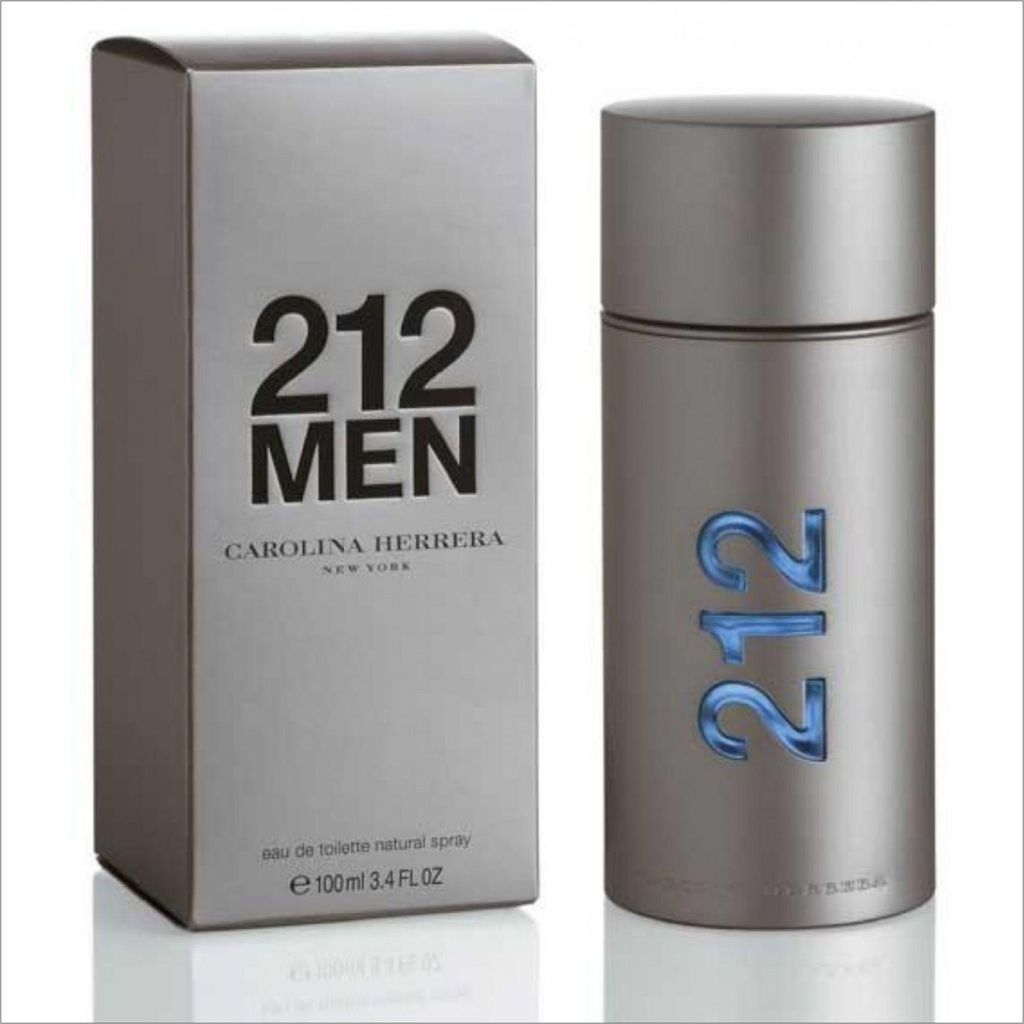 Carolina Herrera 212 EDT Men's Perfume 100ml – Fresh Woody Fragrance for Men