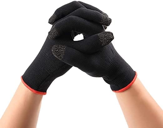Thin Breathable Stretchy Knitted Gloves for Men and Women