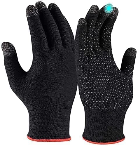 Thin Breathable Stretchy Knitted Gloves for Men and Women