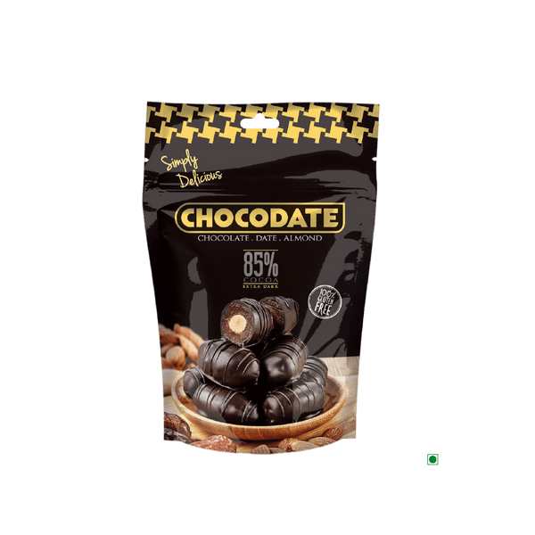 Chocodate Exclusive Real Extra Dark Pouch, 100 gm