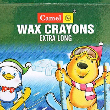 Camlin Kokuyo Wax Crayons, Extra Long, Pack of 16