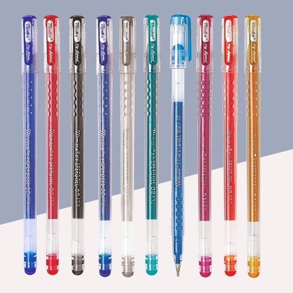 Montex Hy-Speed Sparkle Pens – Multicoloured (Pack of 12)