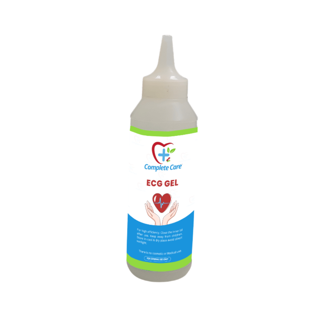 Complete Care ECG Gel, High Conductivity, Skin Friendly & Ultrasound Compatible, Electrocardiography, Physio & Therapeutic Purpose Gel