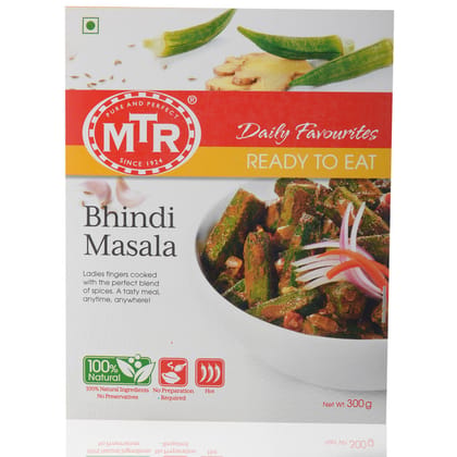 MTR Ready to Eat - Bhindi Masala, 300g Pack