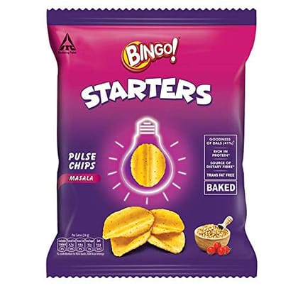 Bingo Starters Pulse Chips - Masala 48G