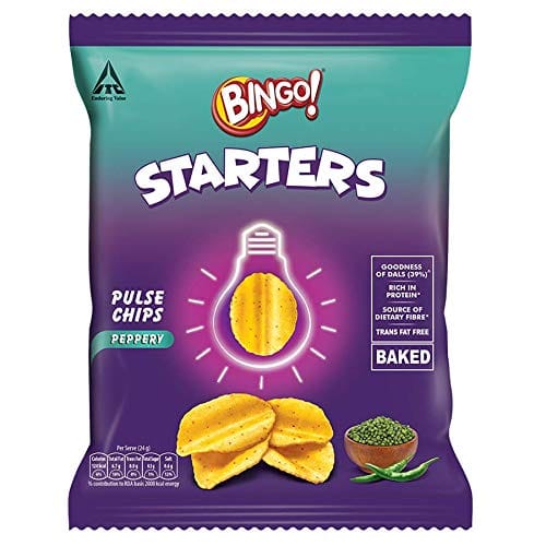 Bingo Starters Pulse Chips - Peppery 48G