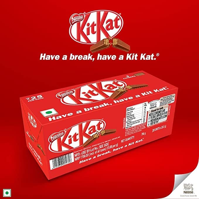 Nestle Kitkat 3 Finger Wafer Bar – Box, 646.8 gm