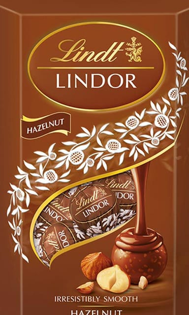 Lindt Lindor Cornet Hazelnut Chocolate, 200 gm