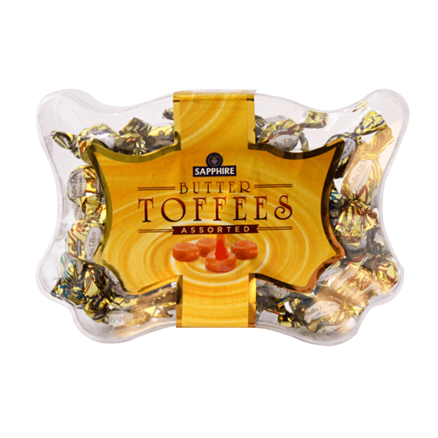 Sapphire Butter Toffee Assorted - Chocolate, Caramel, Coconut, Milk 325G