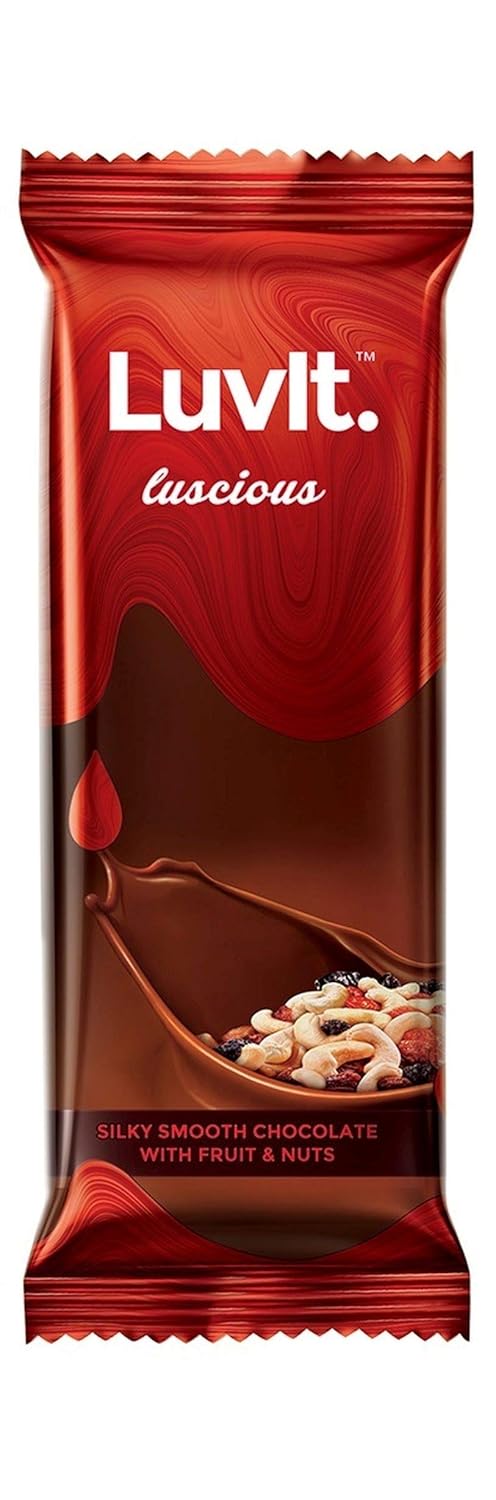 LuvIt Luscious Fruit and Nut Chocolate Bar, 45g