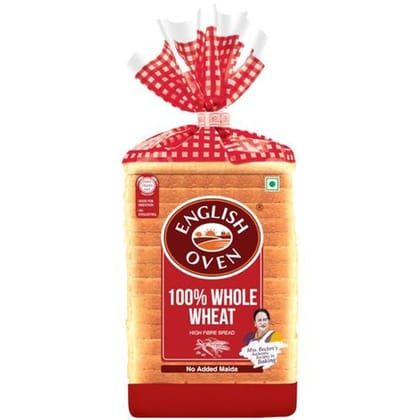 English Oven 100% Whole Wheat Bread, 400 G