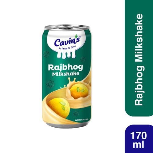 Cavins Rajbhog Milkshake, With Zinc, Vitamin A & D Added, Supports Immunity, 170 Ml