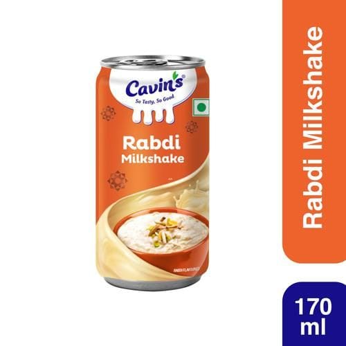 Cavins Rabdi Milkshake, With Zinc, Vitamin A & D Added, Supports Immunity, 170 Ml