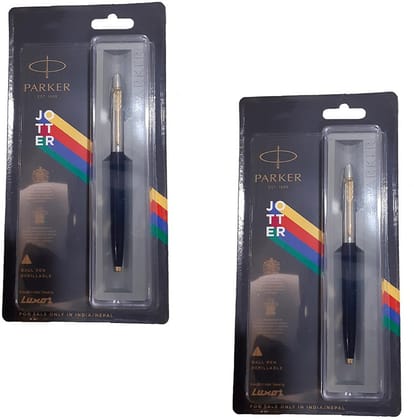 Parker Jotter Standard Gt Ballpoint Pen Ball Pen (Pack Of 2, Blue) Parker Jotter Standard Gt Ballpoint Pen Ball Pen (Pack Of 2, Blue)
