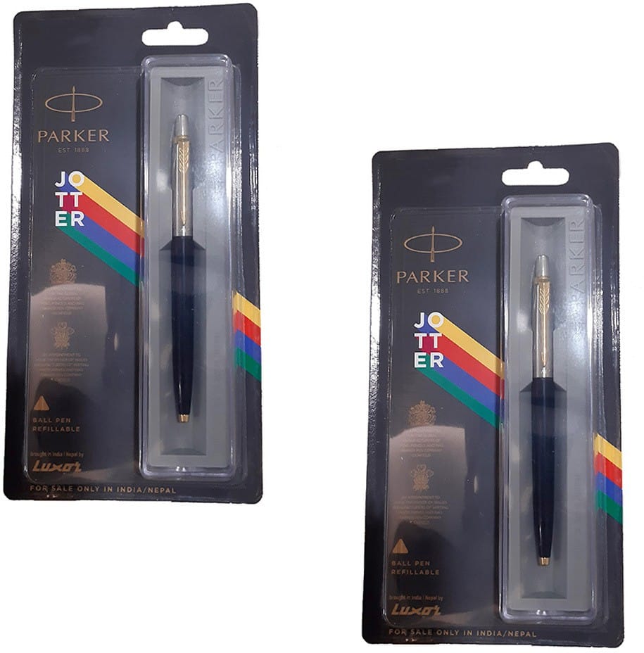 Parker Jotter Standard Gt Ballpoint Pen Ball Pen (Pack Of 2, Blue)