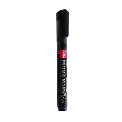 Cello Permanent Marker Perma Mark Black, 1Pc