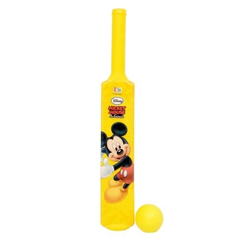 Disney Quixot Asst Kids Bat and Balls (Yellow)