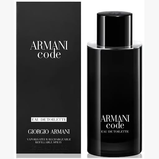 Giorgio Armani Code Parfum Eau De Toilette Spray for Men 125ml/4.2 fl oz – Elegant and Fresh Men’s Fragrance