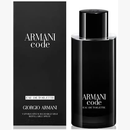 Giorgio Armani Code Parfum Eau De Toilette Spray for Men 125ml/4.2 fl oz – Elegant and Fresh Men’s Fragrance