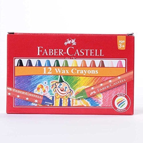 Faber-Castell 57mm Wax Crayons (Multicolor)