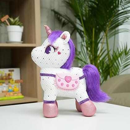 Shifu ZeeZee The Smart Storyteller - Singing & Talking Unicorn Friend Soft Toys for Kids Shifu ZeeZee The Smart Storyteller - Singing & Talking Unicorn Friend Soft Toys for Kids