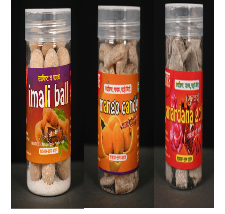 KOTS Anardana Gol -,Imli Ball & MangoCandy- packof 3