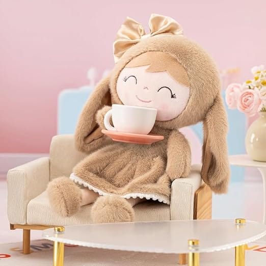Super Soft Toy Stuffed Cute Banny Baby Doll Plush Toys for Kids Baby Girls Lovable and Huggable Gift for Birthdays & Occasions for Children Home Decor