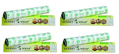 Planet Wrap Wrapping Paper (11 inches 20 Metre Pack of 4 Roll)