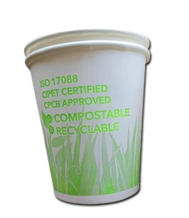 100% Compostable and Recyclable Paper Cups
