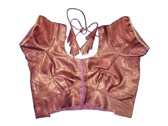 BK Tailoring - Blouse With Elbow Sleeves In Maroon Color