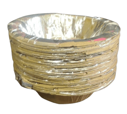 Silver Disposable Paper Bowls