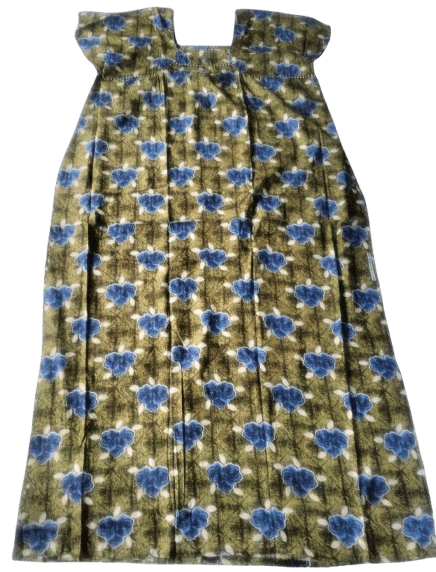 Green Cotton Floral Print Nightgown