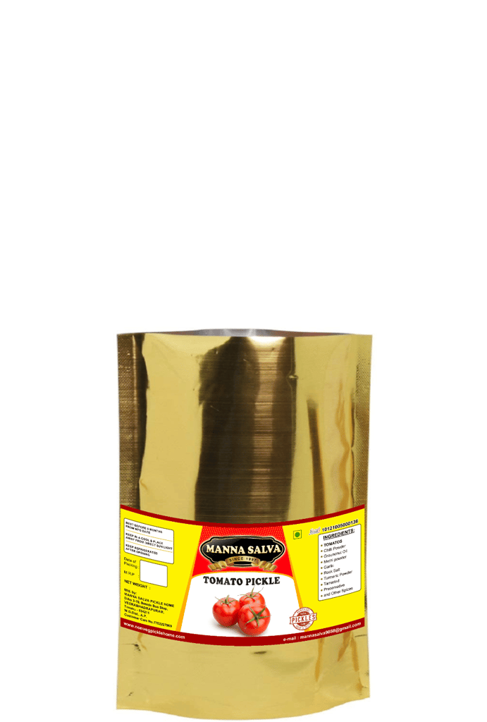 Manna Salva Pickles- Tomato Pickle - Veg Pickle