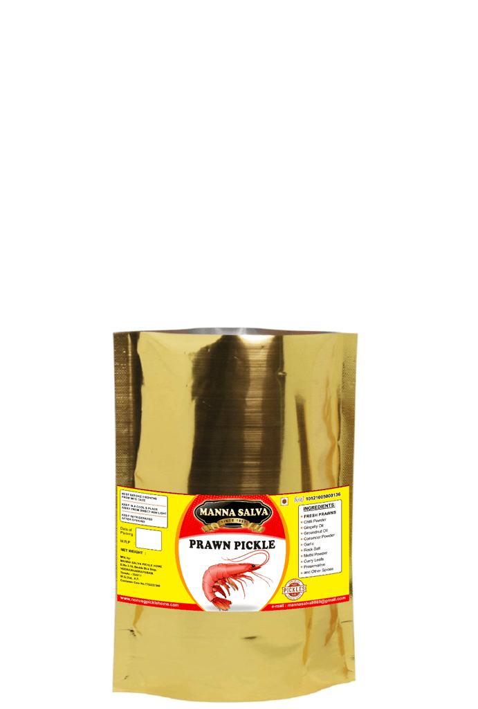 Manna Salva Pickles - Prawn Pickle Non - Veg Pickle