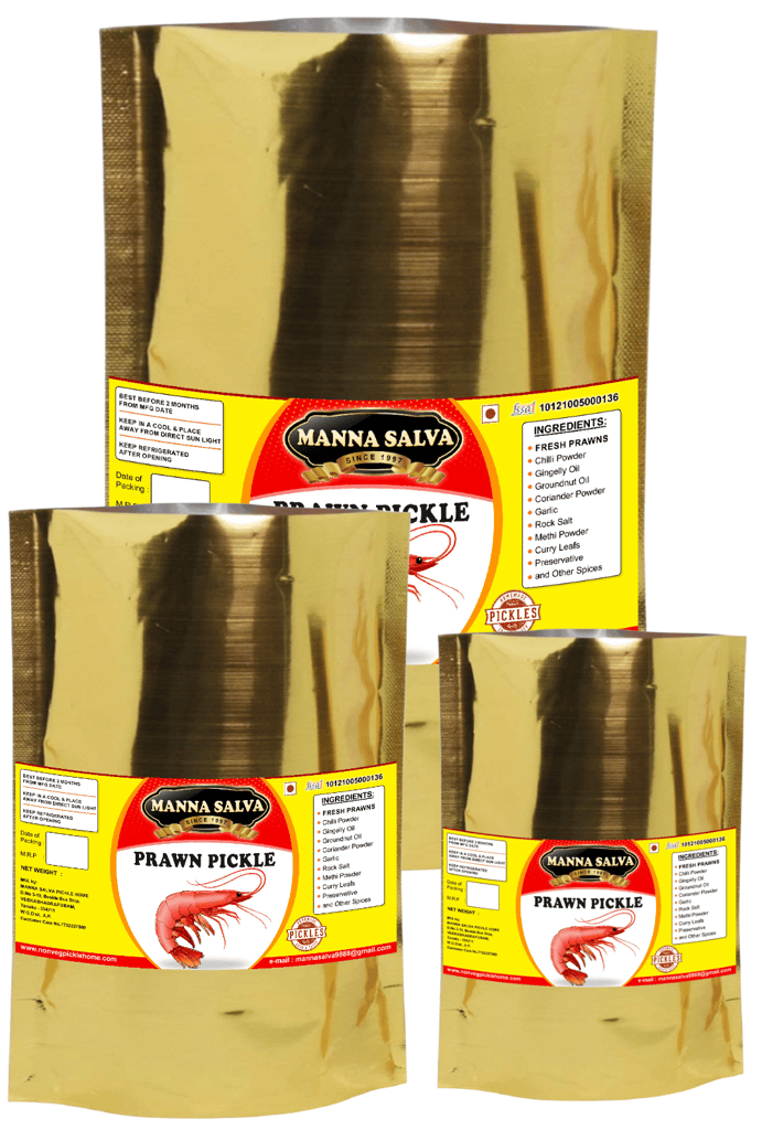 Manna Salva Pickles - Prawn Pickle Non - Veg Pickle