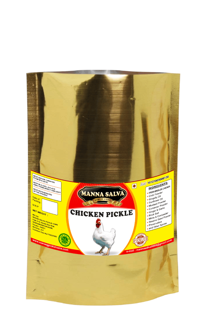 Manna Salva Pickles - Chicken Pickle - Non-Veg Pickle