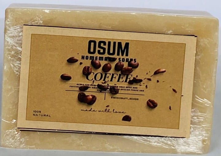 OSUM HERBAL HOMEMADE SOAPS-Coffee Bar Soap 100Gms