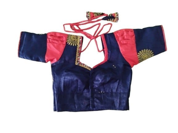 PARVATHI BEHERA WOMEN'S TAILORS Sleeveless Blouse with Back Hook and Eye Closure