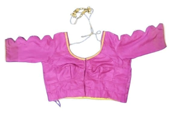 PARVATHI BEHERA WOMEN'S TAILORS-Pink Blouse --BRA CUTTING BLOUSE