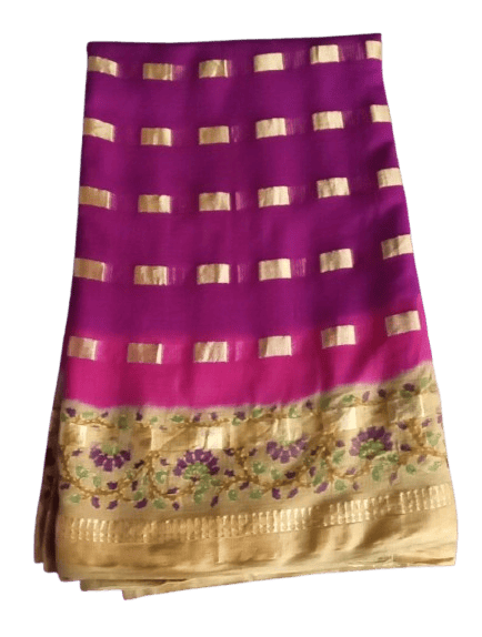 Georgette Saree With Blouse Piece
