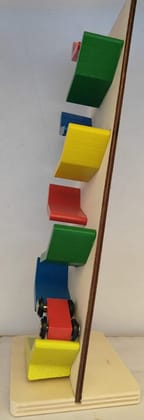 Wooden Toy Car Ramp Race Track