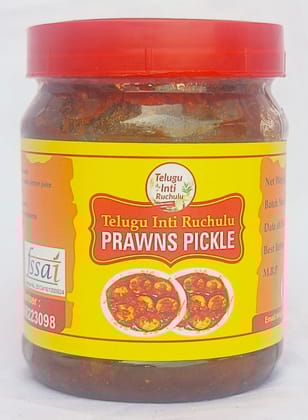 Telugu Inti Ruchulu Prawn Pickle